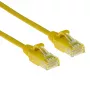 ACT geltonas 1,5 m LSZH U/UTP CAT6 duomenų centro plonas komutacinis kabelis be užsikabinimo su RJ-45 jungtimis