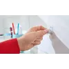 Rankšluosčių kabliukas TESA 57072-00000, vidaus, balti, 3 vnt.
