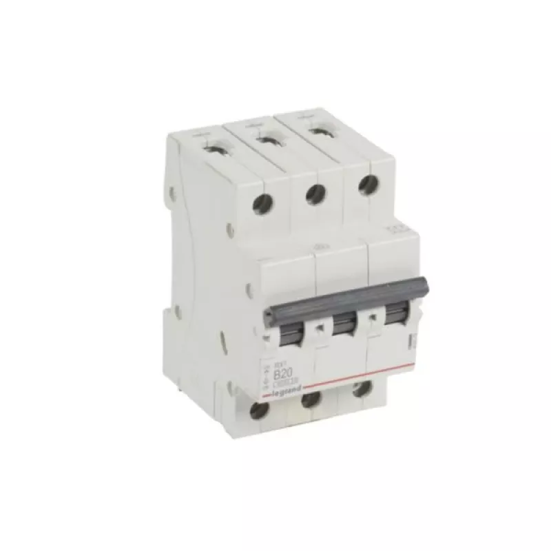 Automatinis jungiklis Legrand 419170 B20A 3P 6 kA 3M — miniatiūrinis automatinis jungiklis