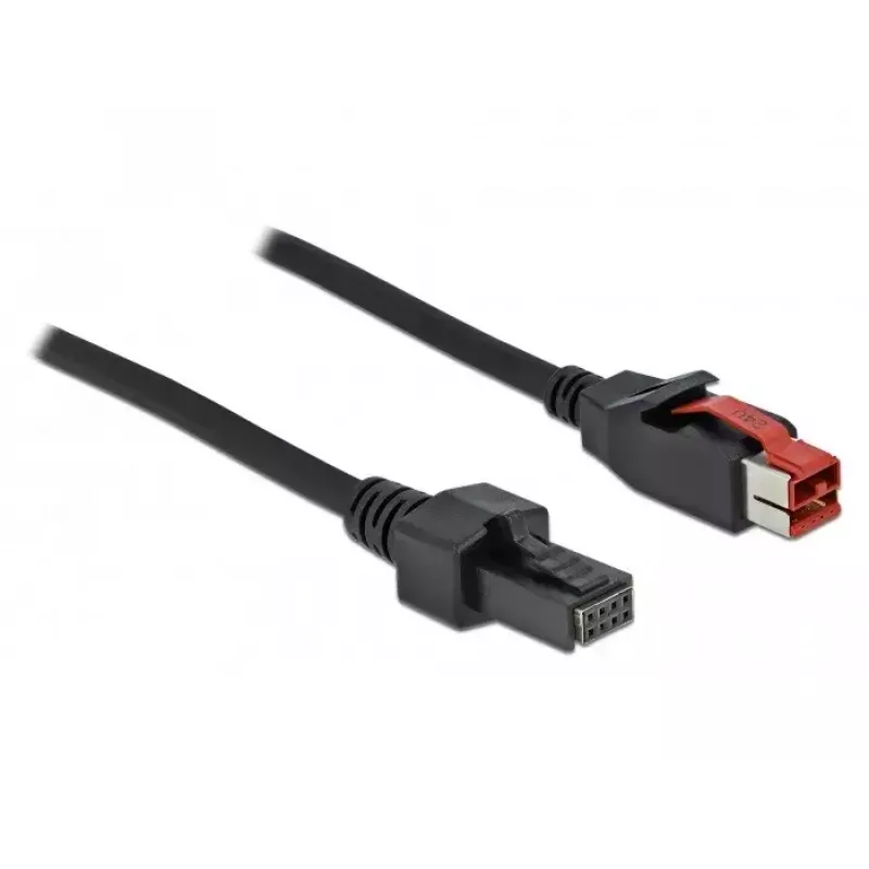 PoweredUSB laidas DeLOCK 85951 24 V į 2 × 4 kontaktų kištukas 2 m