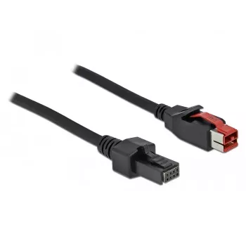 „DeLOCK“ maitinamas USB laidas 85953 24V 2x4 kontaktų 4m, skirtas POS spausdintuvams