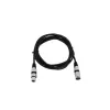 Garso kabelis XLR 3 kontaktų Omnitronic 3022047N 3 m Juodas