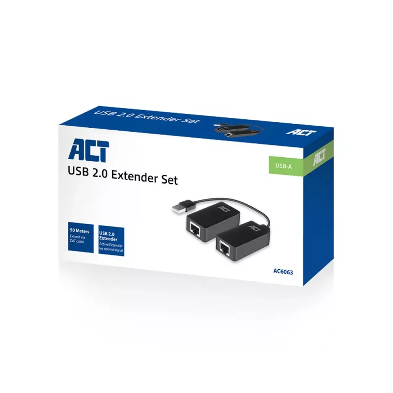 ACT USB ilgintuvo rinkinys per UTP, iki 50 metrų