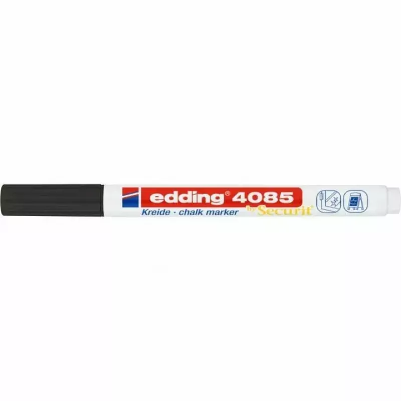 Kreidos žymeklis Edding 4085 Bullet Juoda 1 vnt.