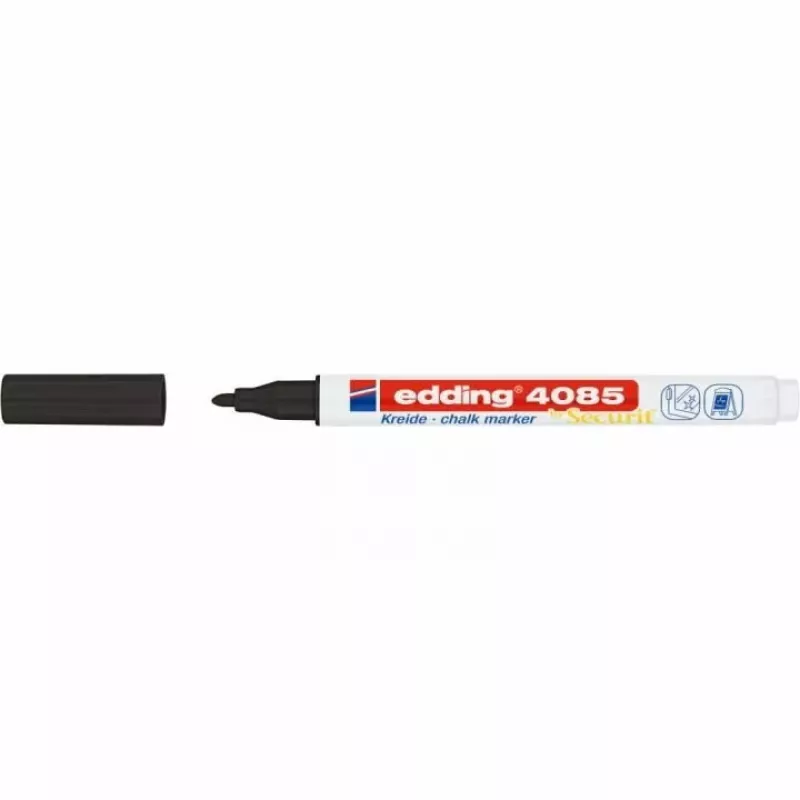 Kreidos žymeklis Edding 4085 Bullet Juoda 1 vnt.