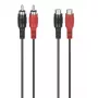 “Hama 00305035” garso kabelis 5 m 2 x RCA juodas