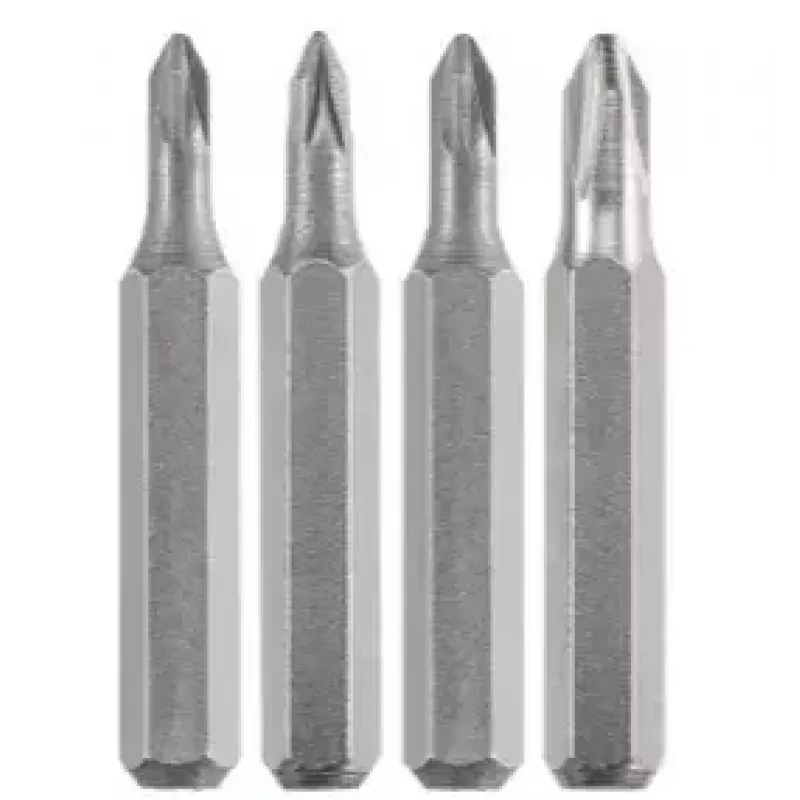 Atsuktuvų antgalių rinkinys KWB 128140 — 4 vnt., Pozidriv PZ0 ir PZ1, 28 mm