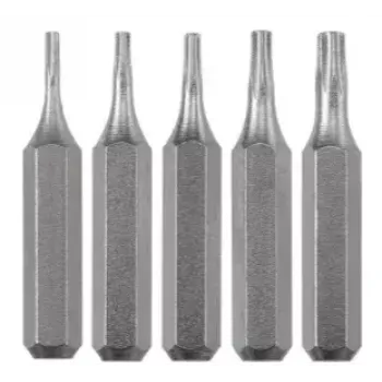 Atsuktuvų antgalių rinkinys KWB 128240 — 5 vnt. Torx antgaliai T3 T4 T5 T6 T8, 28 mm