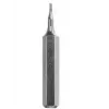 Atsuktuvų antgalių rinkinys KWB 128440 — 5 vnt., šešiabriauniai (imperiniai) antgaliai, metriniai dydžiai 0,7, 0,9, 1,3, 1,5, 2 mm, 28 mm ilgis