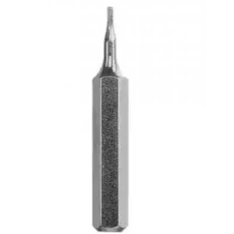 Atsuktuvų antgalių rinkinys KWB 128440 — 5 vnt., šešiabriauniai (imperiniai) antgaliai, metriniai dydžiai 0,7, 0,9, 1,3, 1,5, 2 mm, 28 mm ilgis