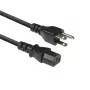 ACT maitinimo laidas JAV kištukas - C13 juodas 1,8 m, 1,8 m, maitinimo kištuko tipas A, C13 jungtis, 120 V, 10 A