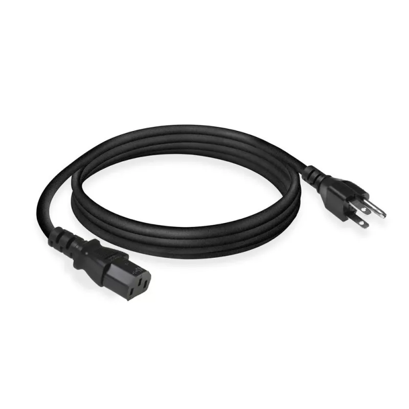 ACT maitinimo laidas JAV kištukas - C13 juodas 1,8 m, 1,8 m, maitinimo kištuko tipas A, C13 jungtis, 120 V, 10 A