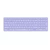 Belaidė klaviatūra Rapoo E9700M QWERTZ vokiška alyvinė RF Bluetooth