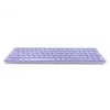 Belaidė klaviatūra Rapoo E9700M QWERTZ vokiška alyvinė RF Bluetooth