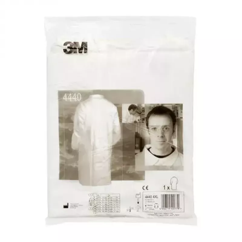 3M 4440 Baltas Suaugusiems Dydis L