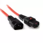 ACT maitinimo laidas C13 IEC Lock C14 raudonas 1.5 m 10 A 230 V
