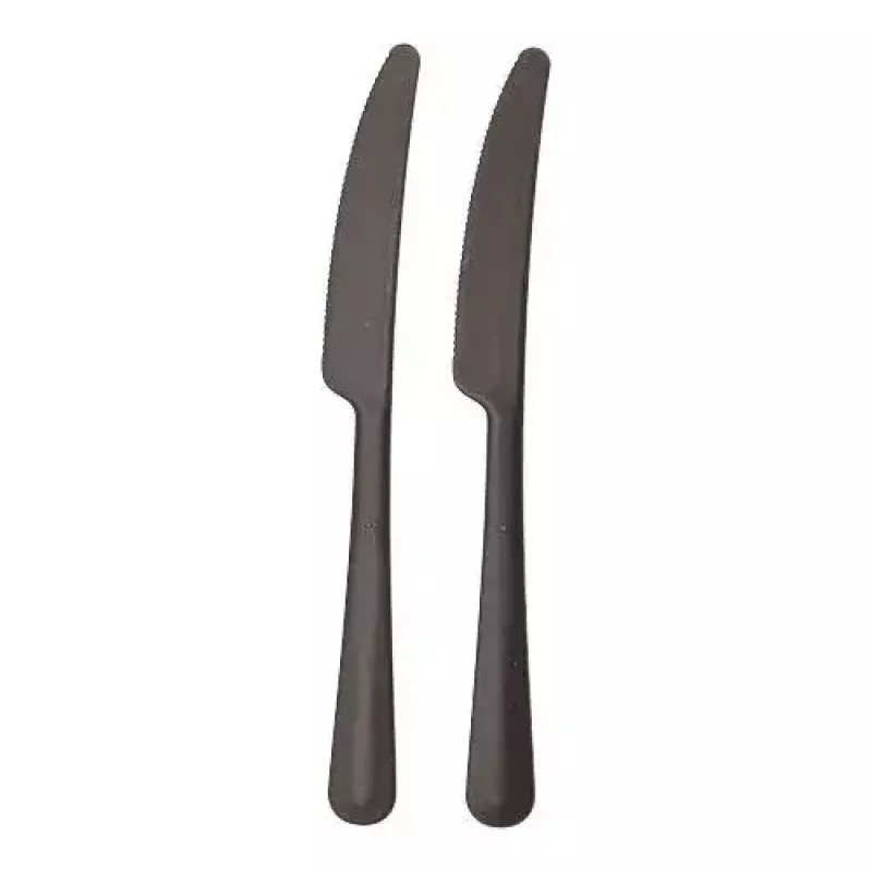 Vienkartinis peilis Papstar 96527 Juodas Polipropilenas 197 mm 200 vnt.
