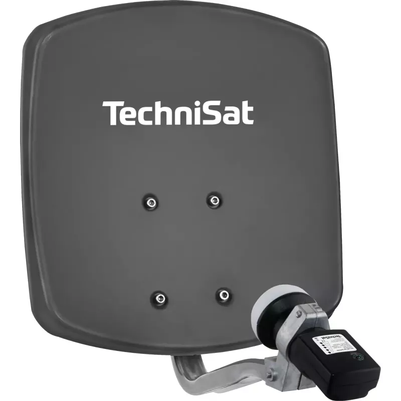 Palydovinė antena TECHNIVOLT DIGIDISH 33 — Aliuminis, 33 cm, Stiprinimas 30 dBi, Pilka