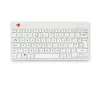 R-Go Tools ergonominė klaviatūra R-Go Compact Break, kompaktiška klaviatūra su pertraukų programine įranga, QWERTY (UK), Bluetooth, balta