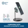 „Cellularline Mag Duo“ belaidis įkroviklis 2-in-1 belaidis įkrovimo laikiklis, skirtas „Apple“ įrenginiams