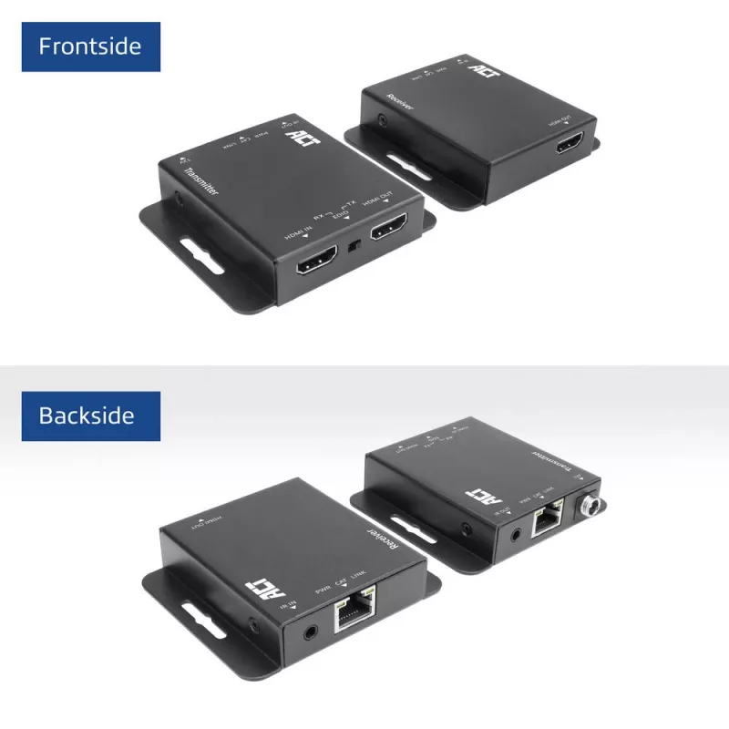 ACT 4K HDMI 1.4 ilgintuvo rinkinys per CAT6 UTP su IR palaikymu, 40 metrų