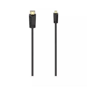 Hama 00074259 HDMI kabelis 2 m HDMI Type A (standartinis) HDMI Type D (mikro) juodas