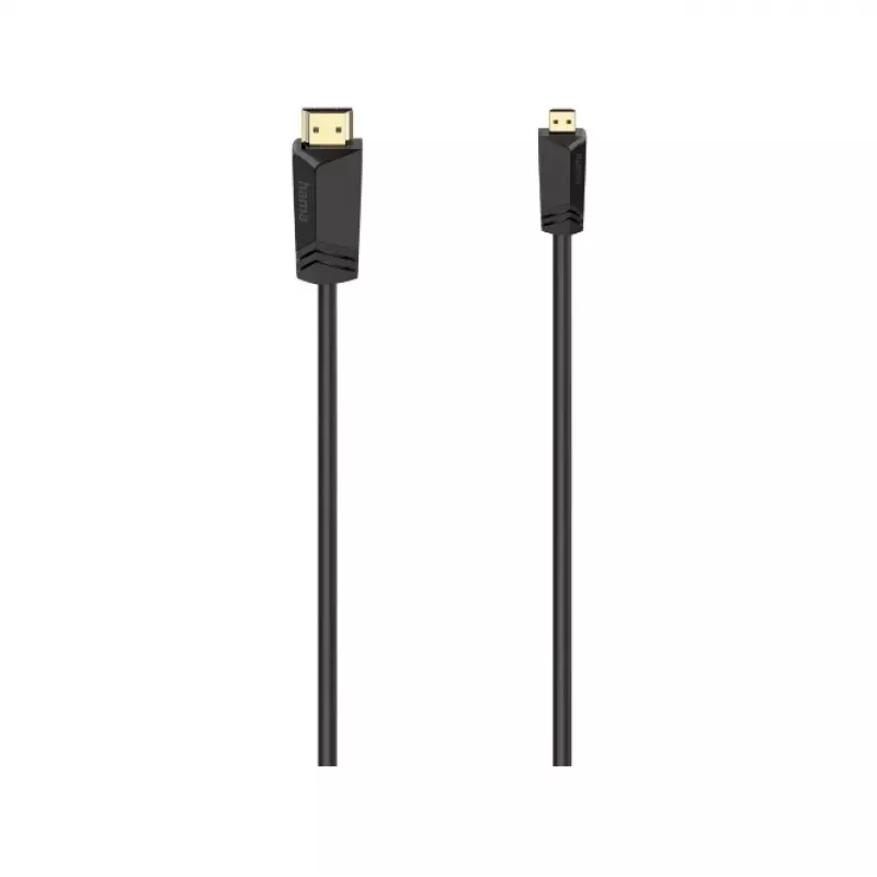 Hama 00074259 HDMI kabelis 2 m HDMI Type A (standartinis) HDMI Type D (mikro) juodas