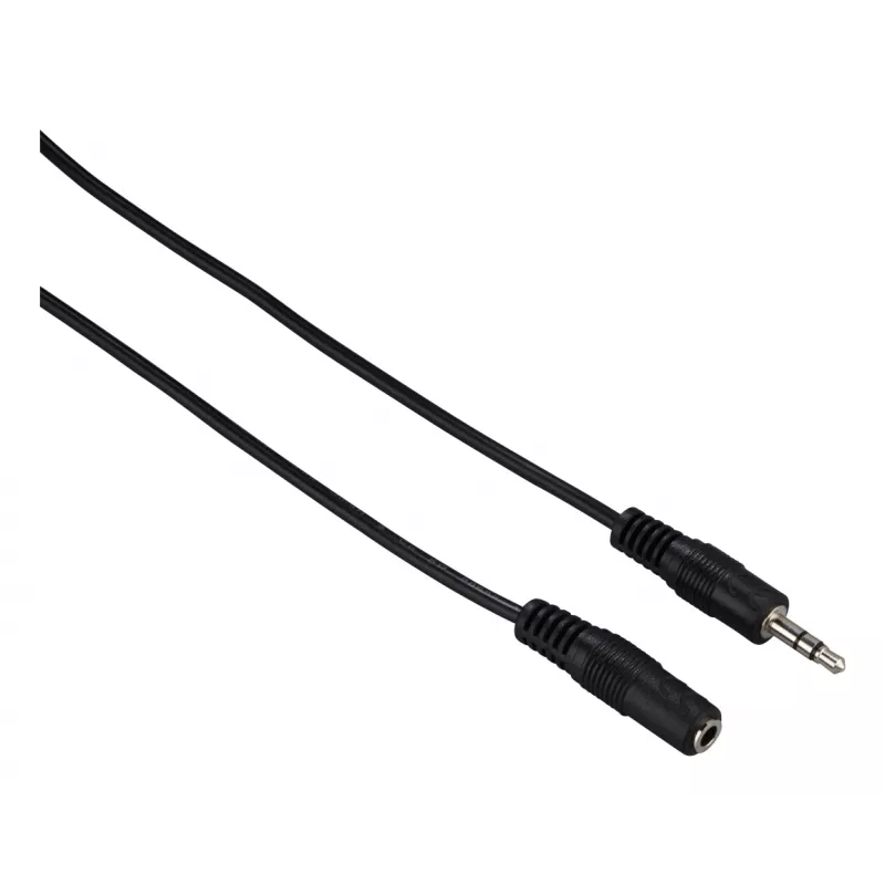 Garso kabelis Hama 00182071 5 m 3,5 mm kištukas į lizdą juodas