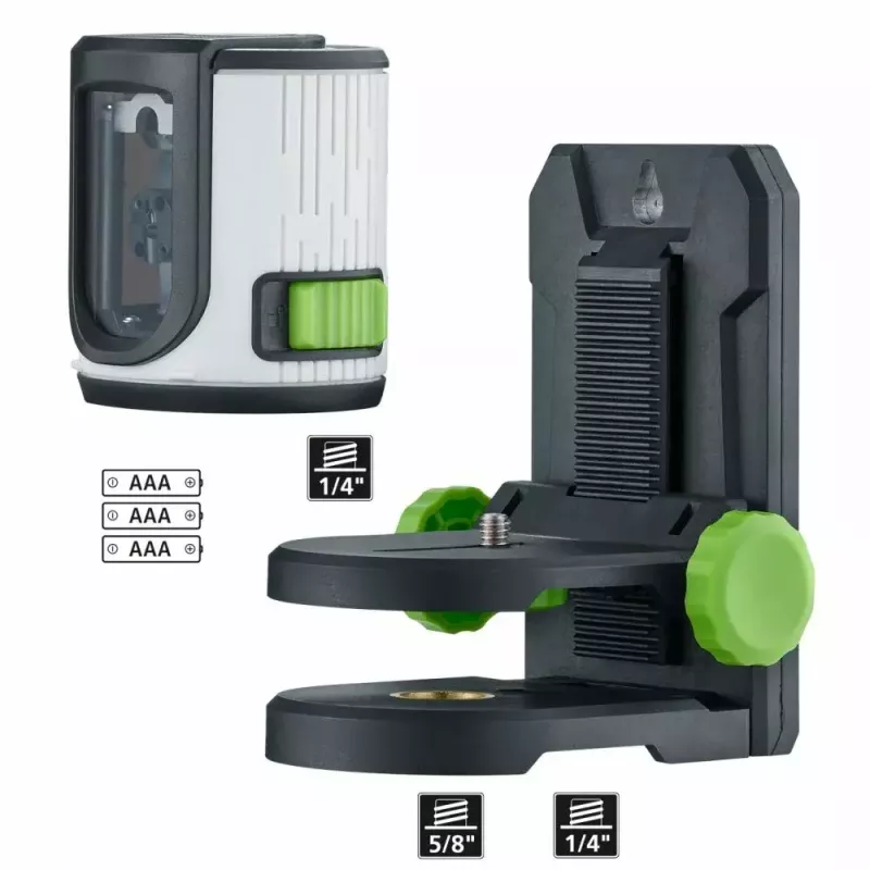 Lazerinis nivelyras Laserliner 081.081E 40 m, savaiminio išsilyginimo tikslumas 0,5 mm/m