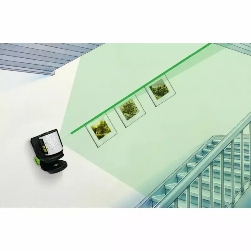 Lazerinis nivelyras Laserliner 081.081E 40 m, savaiminio išsilyginimo tikslumas 0,5 mm/m