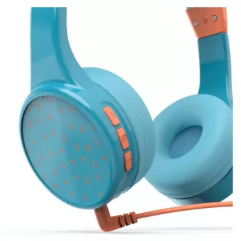 Hama Teens Guard II Headset Wireless Head-band Calls/Music USB Type-C Bluetooth Blue, Oranžinė