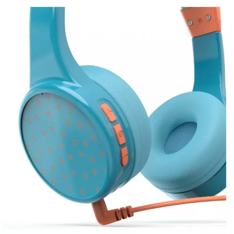 Hama Teens Guard II Headset Wireless Head-band Calls/Music USB Type-C Bluetooth Blue, Oranžinė
