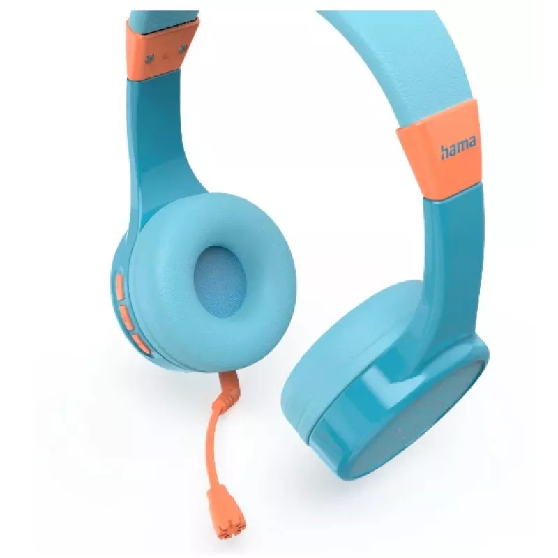 Hama Teens Guard II Headset Wireless Head-band Calls/Music USB Type-C Bluetooth Blue, Oranžinė