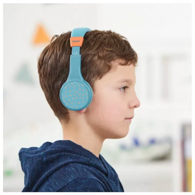 Hama Teens Guard II Headset Wireless Head-band Calls/Music USB Type-C Bluetooth Blue, Oranžinė