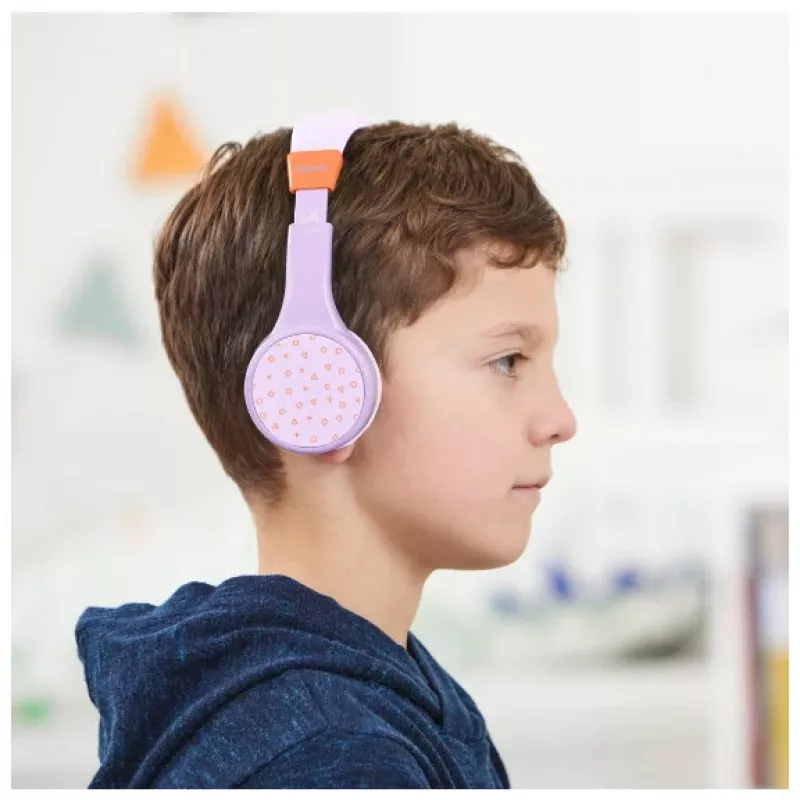 Hama Teens Guard II Ausinės Belaidės Ant galvos Skambučiai/Muzika USB Type-C Oranžinė, Violetinė