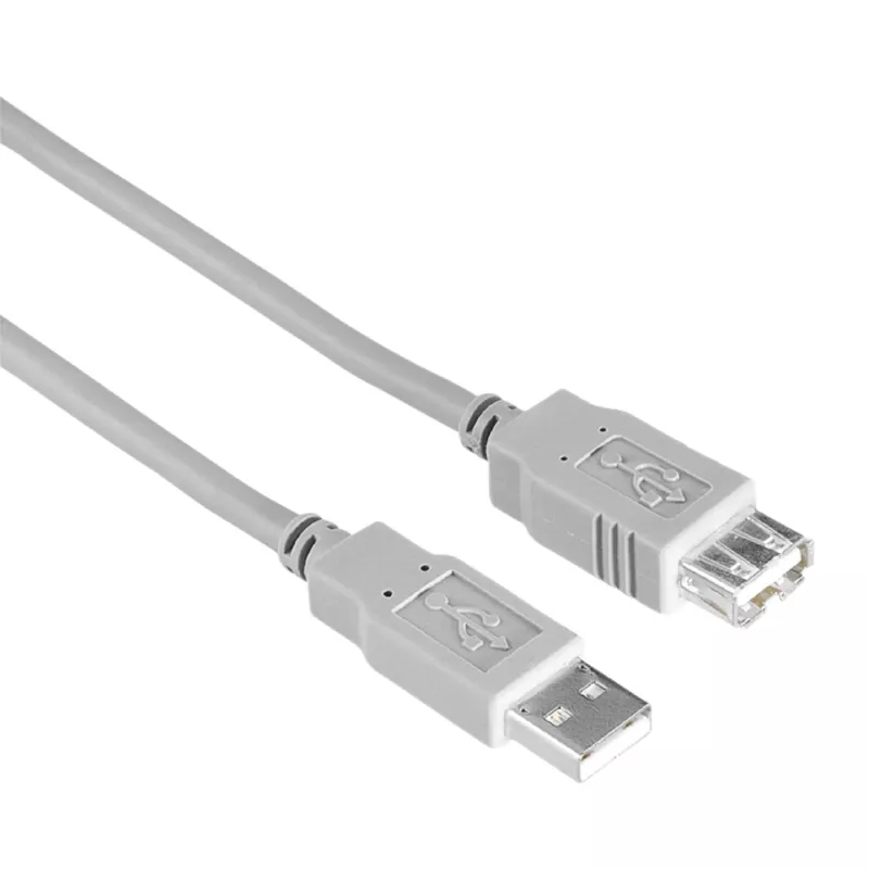 Hama 00200905 USB laidas USB 2.0 1.5 m USB A Pilkas