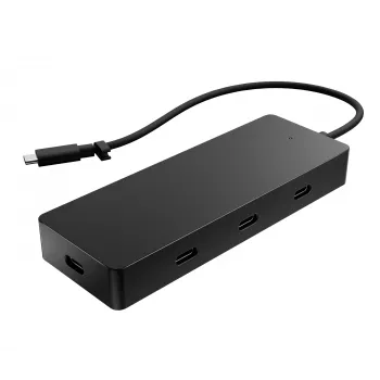 HP 4K USB-C daugiafunkcis šakotuvas, USB Type-C, USB Type-C, 10000 Mbit/s, 3840 x 2160, juoda, 65 W