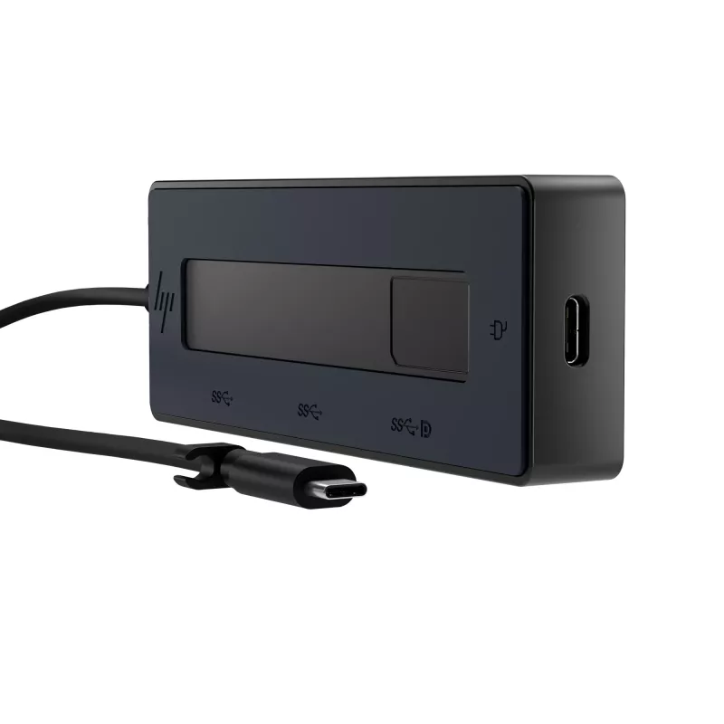 HP 4K USB-C daugiafunkcis šakotuvas, USB Type-C, USB Type-C, 10000 Mbit/s, 3840 x 2160, juoda, 65 W