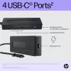 HP 4K USB-C daugiafunkcis šakotuvas, USB Type-C, USB Type-C, 10000 Mbit/s, 3840 x 2160, juoda, 65 W