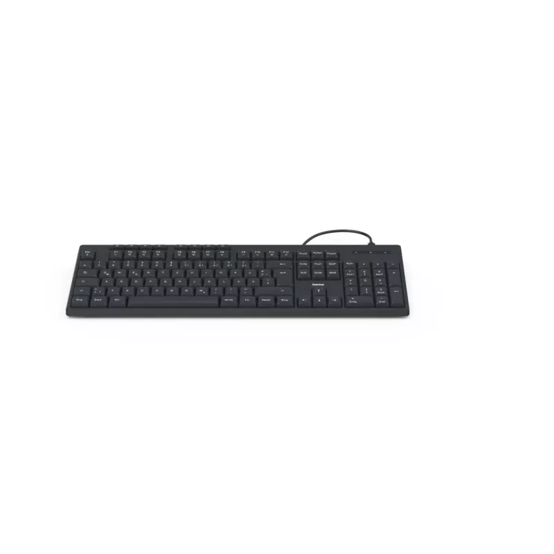 Hama CK-200 klaviatūra Namai/Biurui USB QWERTZ vokiška Juoda