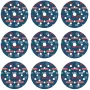 Šlifavimo diskas Bosch 2608902407 Ø125 mm — 1 vnt. abrazyvinis diskas rotoriniams / orbitiniams šlifuokliams