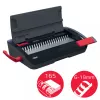 GBC CombBind® CB12 rankinis įrišimo įrenginys, Šukinis įrišimo įrenginys, Rankinis, 165 lapai, Juoda, Raudona