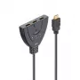 Hama 00205101 HDMI laidas 0,55 m HDMI Type A (Standard) 3 x HDMI Type A (Standard) Juodas