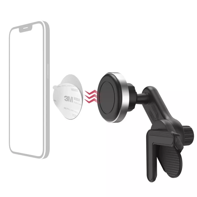 Hama 00201988 laikiklis Aktyvus laikiklis Mobilusis telefonas / išmanusis telefonas Juoda, Sidabrinė