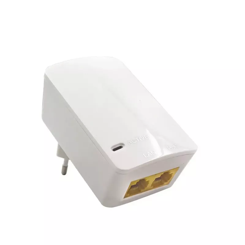 PoE injektorius MicroConnect MC-POEINJ-EU — vieno prievado maitinimo per Ethernet injektorius