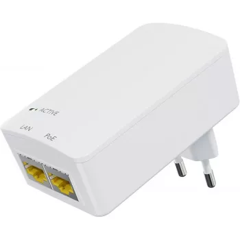 PoE injektorius MicroConnect MC-POEINJ-EU — vieno prievado maitinimo per Ethernet injektorius