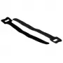 ACT Hook & Loop kabelių juosta 12/125 mm, Hook & loop kabelių juosta, Nailonas, Polipropilenas (PP), Juoda, 125 mm, 15 mm, 190 mm
