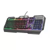 Žaidimų klaviatūra Trust GXT 856 Torac USB QWERTZ vokiška juoda RGB LED