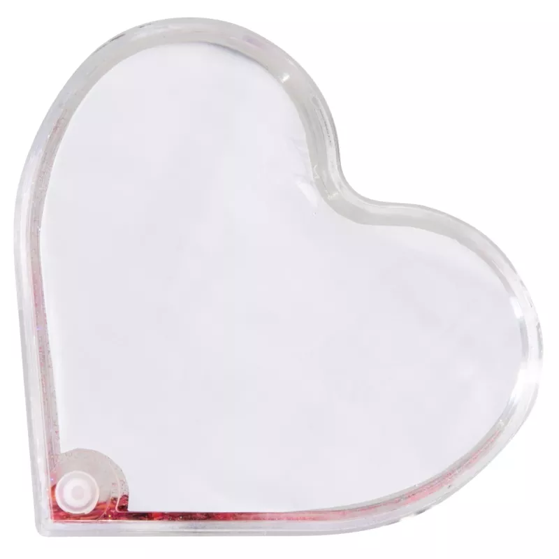 Hama Heart vienas nuotraukų rėmelis raudonas, permatomas