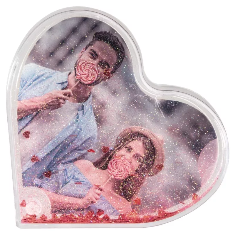 Hama Heart vienas nuotraukų rėmelis raudonas, permatomas